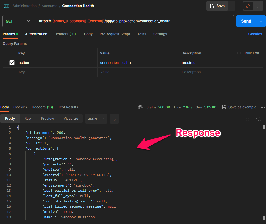 Admin API Postman Guide